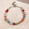Beaded Turquoise And Jasper Bracelet -Karen Kane 04 04 23 KK Location5976