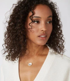 Mother Of Pearl Pendant Necklace