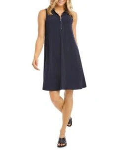 Sleeveless A-Line Dress - Karen Kane
