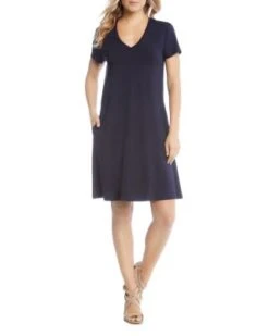 Quinn Pocket Tee Dress - Karen Kane -Karen Kane 12127131 fpx