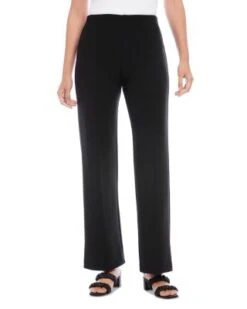 Petite Presley Wide Leg Pull On Pants - Karen Kane