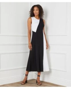 Petite Sleeveless Colorblock Dress - Karen Kane -Karen Kane 12637020 fpx