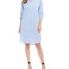 Linen Shirtdress - Karen Kane -Karen Kane 12674681 fpx