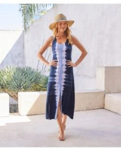 Tie Dyed Midi Dress - Karen Kane -Karen Kane 12705480 fpx