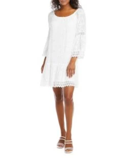 Mixed Lace Dress - Karen Kane -Karen Kane 12789931 fpx