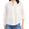 Eyelet Shirt - Karen Kane -Karen Kane 12862540 fpx