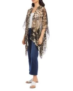 Georgette Kimono Jacket - Karen Kane -Karen Kane 12980195 fpx