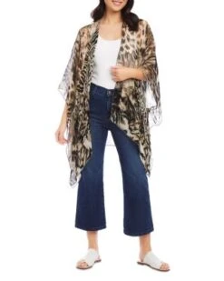 Georgette Kimono Jacket - Karen Kane -Karen Kane 12980196 fpx