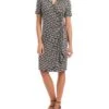 Cascade Faux Wrap Dress - Karen Kane
