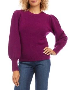 Puff Sleeve Sweater - Karen Kane -Karen Kane 13007318 fpx