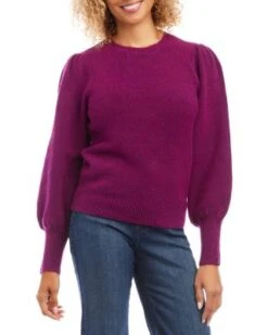 Puff Sleeve Sweater - Karen Kane -Karen Kane 13007323 fpx
