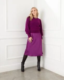 Puff Sleeve Sweater - Karen Kane -Karen Kane 13007324 fpx