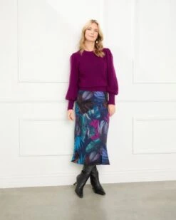 Puff Sleeve Sweater - Karen Kane -Karen Kane 13007325 fpx