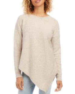 Asymmetric Hem Sweater - Karen Kane -Karen Kane 13008694 fpx