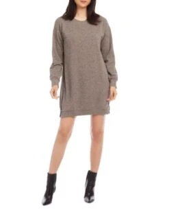 Side Zipper Sweater Dress - Karen Kane -Karen Kane 13008713 fpx