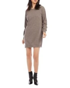 Side Zipper Sweater Dress - Karen Kane -Karen Kane 13008714 fpx