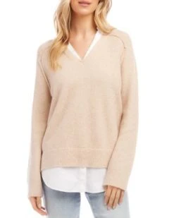 Layered Sweater - Karen Kane