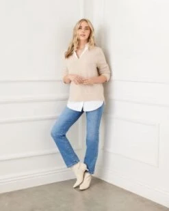 Petites Layered Sweater - Karen Kane -Karen Kane 13008746 fpx