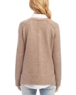 Layered Sweater - Karen Kane -Karen Kane 13100427 fpx