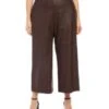 Cropped Faux Leather Pants - Karen Kane Plus -Karen Kane 13117373 fpx