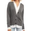 Layered Cardigan - Karen Kane -Karen Kane 13142854 fpx