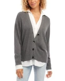 Layered Cardigan - Karen Kane