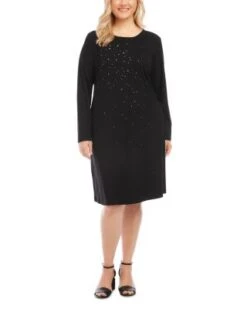 Sparkle Sheath Dress - Karen Kane Plus
