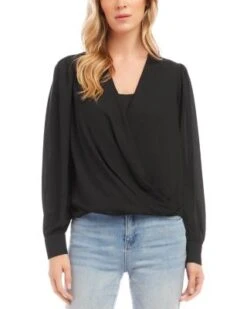 Drape Front Top - Karen Kane