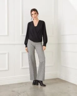 Drape Front Top - Karen Kane -Karen Kane 13142888 fpx