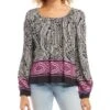 Peasant Sleeve Top - Karen Kane -Karen Kane 13142924 fpx