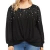 Twist Front Top - Karen Kane Plus -Karen Kane 13142981 fpx