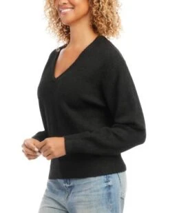 V-Neck Sweater - Karen Kane -Karen Kane 13148851 fpx