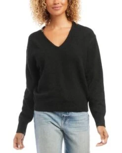 V-Neck Sweater - Karen Kane -Karen Kane 13148852 fpx