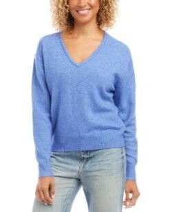 V-Neck Sweater - Karen Kane -Karen Kane 13154310 fpx
