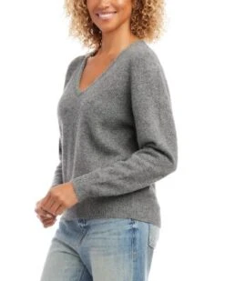 V-Neck Sweater - Karen Kane -Karen Kane 13154315 fpx