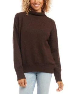 Mock Neck Sweater - Karen Kane -Karen Kane 13154327 fpx