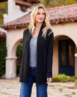 Shawl Collar Cardigan - Karen Kane -Karen Kane 13160837 fpx