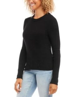 Ribbed Long Sleeve Top - Karen Kane -Karen Kane 13167352 fpx