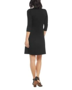 Petites Scoop Neck A Line Dress - Karen Kane -Karen Kane 13167744 fpx