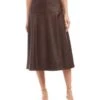 Faux Leather Midi Skirt - Karen Kane -Karen Kane 13184642 fpx