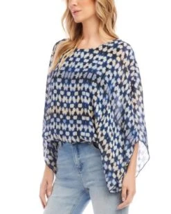 Blouson Scarf Top - Karen Kane -Karen Kane 13184754 fpx