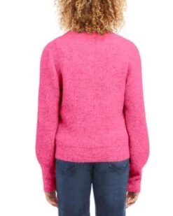 Ribbed V Neck Cardigan - Karen Kane -Karen Kane 13200266 fpx