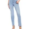 High Rise Straight Leg Jeans In Light Blue - Karen Kane 2 High Rise Straight Leg Jeans In Light Blue - Karen Kane -Karen Kane 13200287 fpx