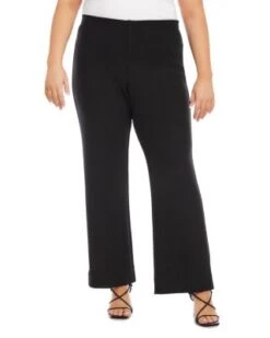 Pull On Bootcut Pants - Karen Kane Plus