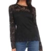 Petites Floral Lace Top - Karen Kane -Karen Kane 13218160 fpx