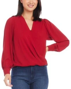 Crossover Top - Karen Kane -Karen Kane 13218225 fpx