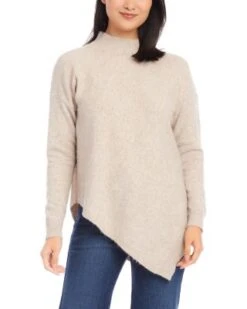 Asymmetric Turtleneck Sweater - Karen Kane -Karen Kane 13218318 fpx