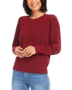 Petites Bishop Sleeve Top - Karen Kane -Karen Kane 13218328 fpx