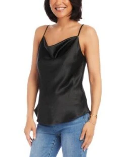 Draped Satin Camisole - Karen Kane -Karen Kane 13218447 fpx
