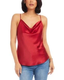 Draped Satin Camisole - Karen Kane -Karen Kane 13218458 fpx